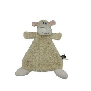 DEMDACO Security‎ Blanket White Plush Lovey Baby Lamb 13"